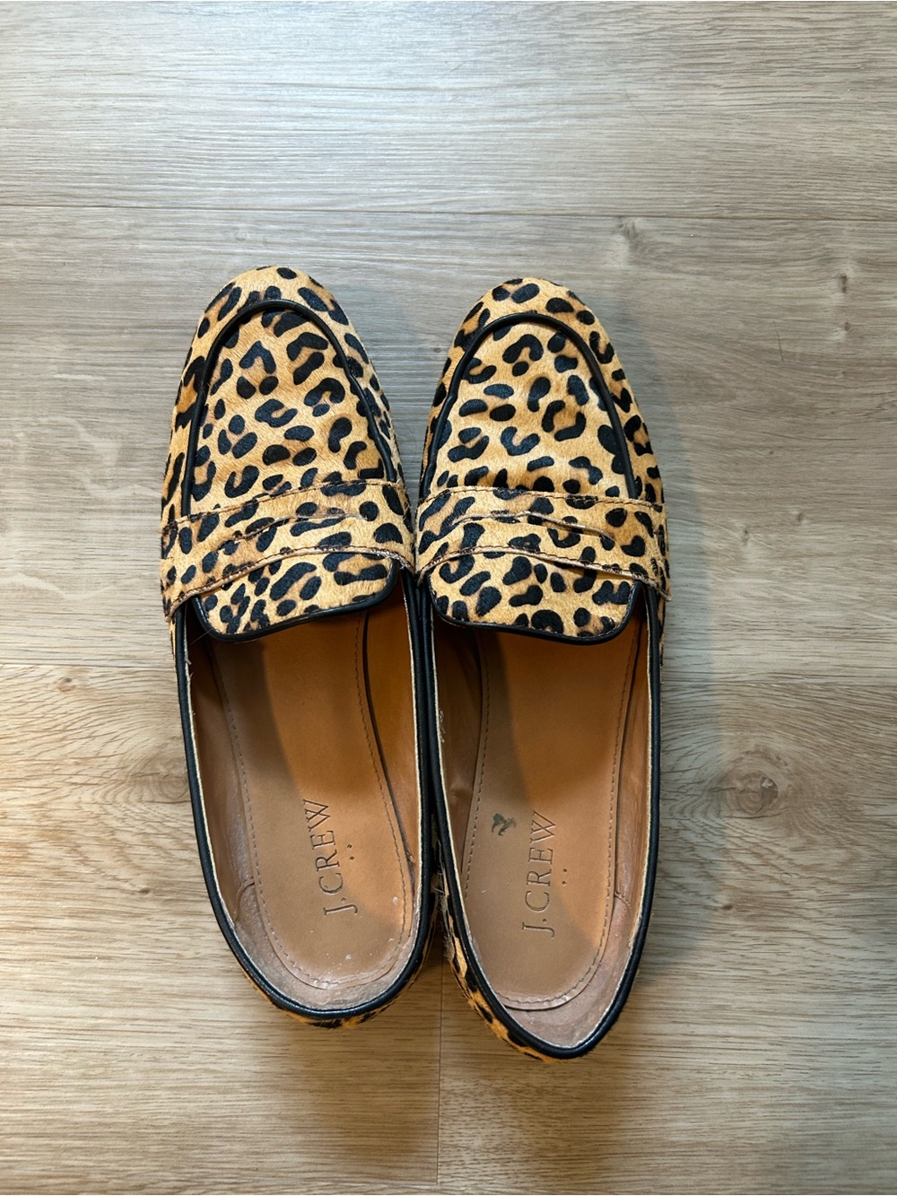 J.Crew Leopard Loafers